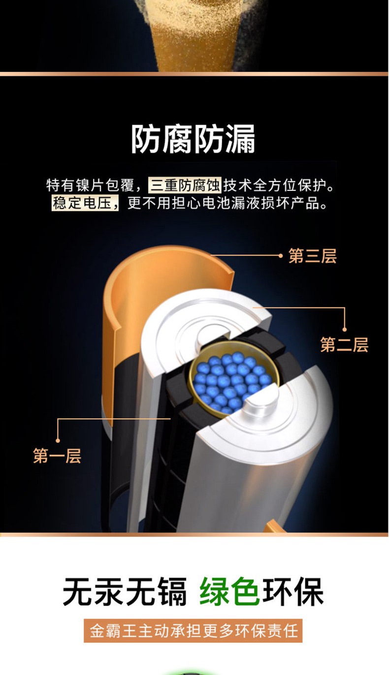 金霸王 DURACELL 碱性电池 7号  2节/卡 (新老包装随机发货)