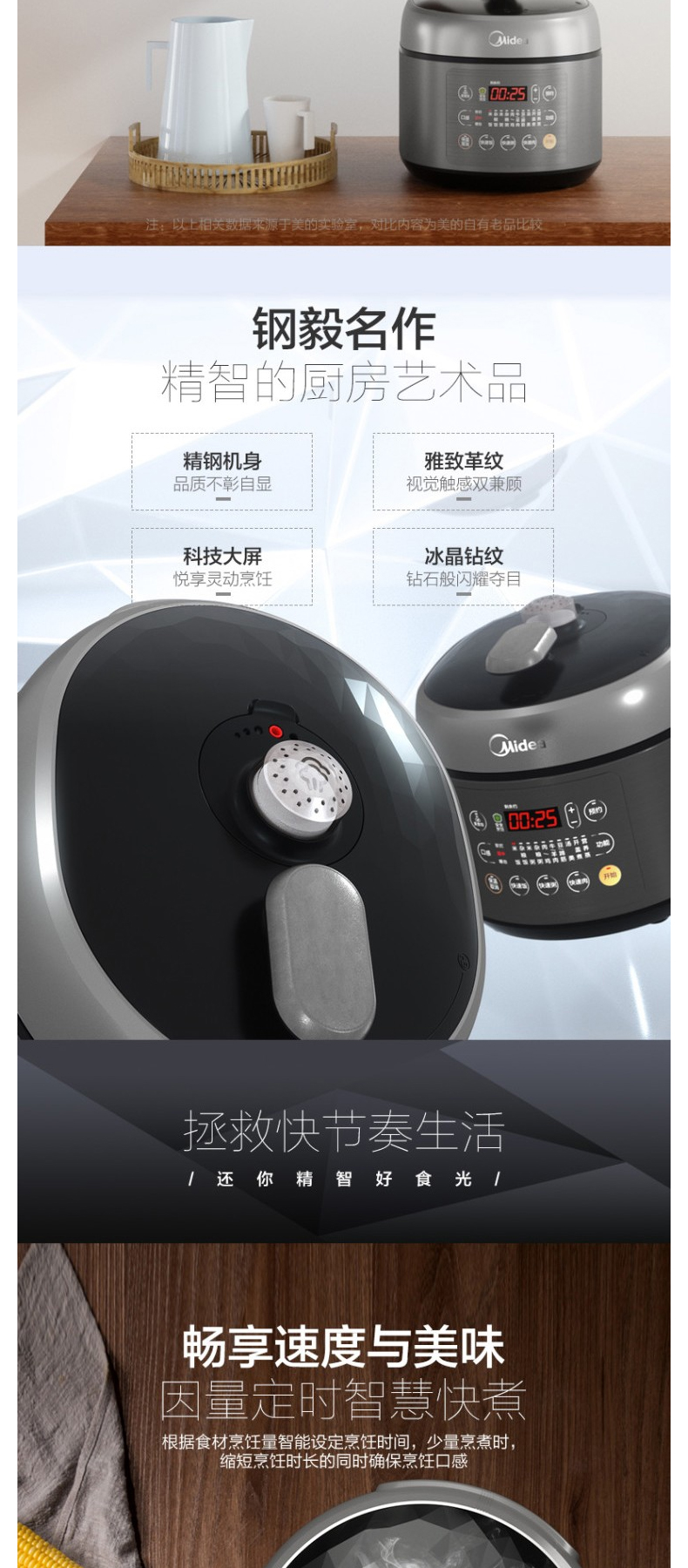 美的 Midea 压力锅 SS5053P 