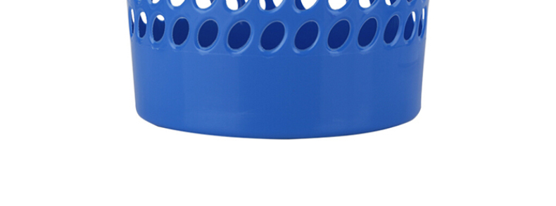 得力 deli 塑料圆形纸篓/垃圾桶 9556 φ24cm 9L (蓝色) 80个/箱
