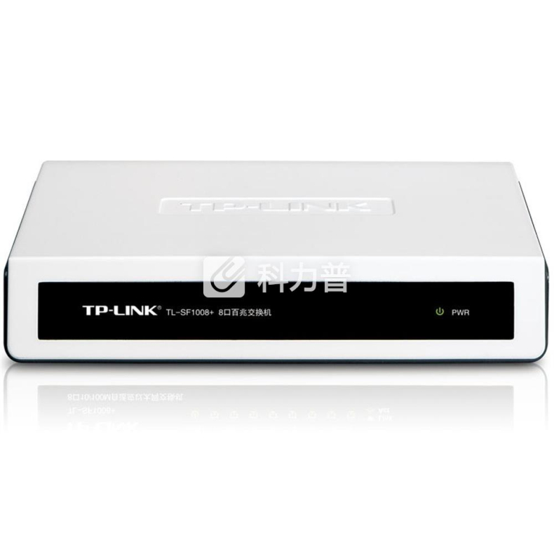 普联 TP-LINK 以太网交换机 TL-SF1008+ 8口 100M自适应桌面型 