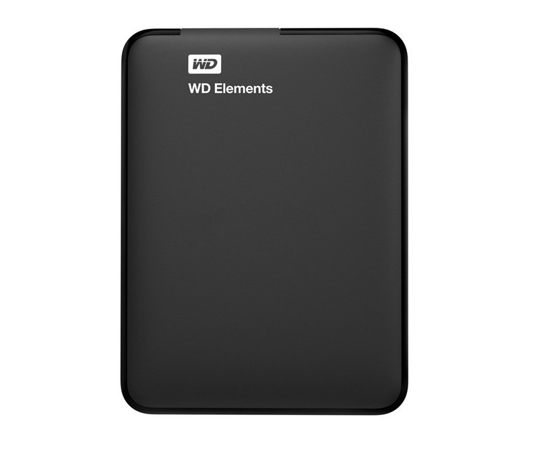 西部数据 WD 移动硬盘 Elements WDBUZG0010BBK 1TB (黑色) 新元素系列 2.5英寸 USB3.0