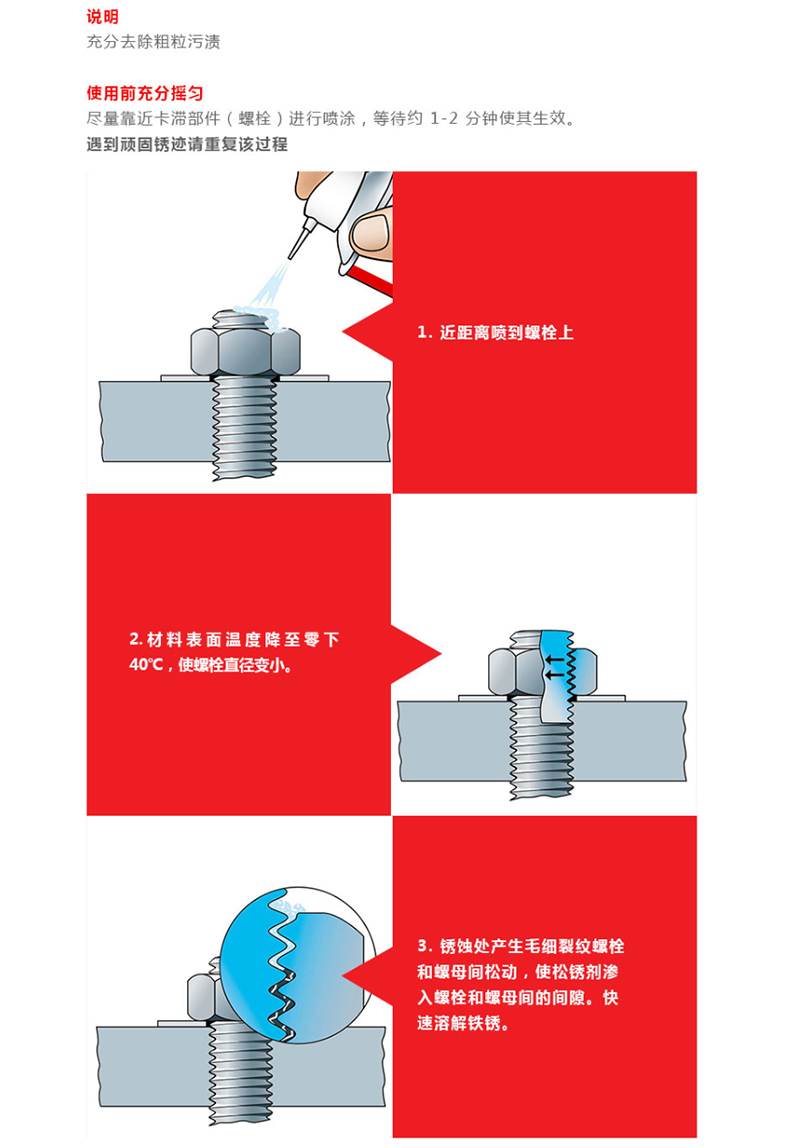 伍尔特 冷冻型松锈剂 893 240 