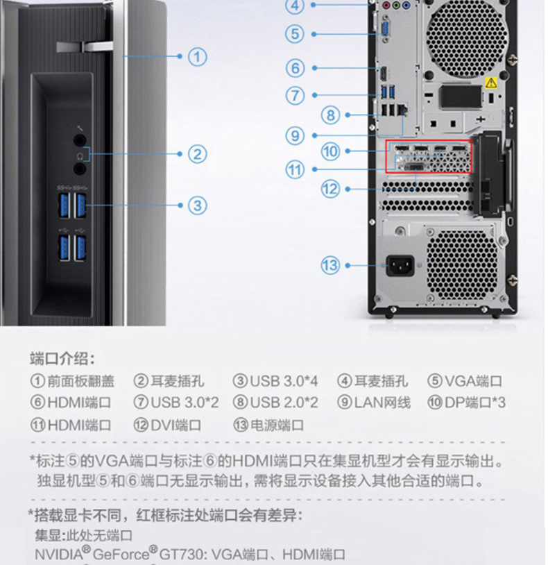 联想 lenovo 台式电脑 天逸 510Pro-18ICB (黑色)