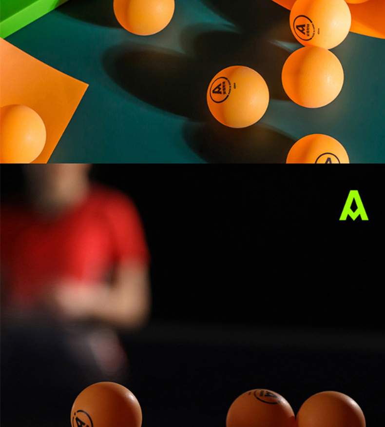 安格耐特 Agnite 乒乓球 F2393Y 6个/盒 (黄色)