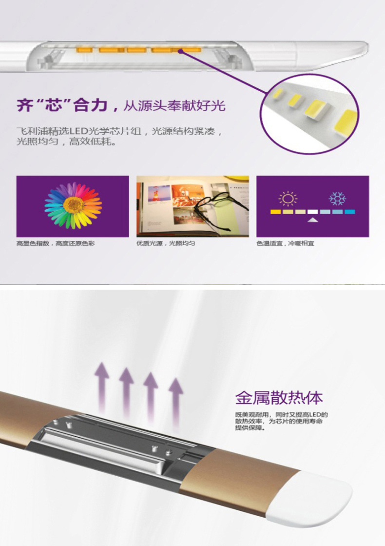 飞利浦 PHILIPS LED台灯 3028954 156*263*440mm 