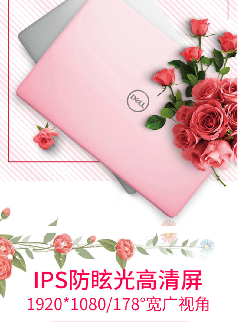 戴尔 DELL 笔记本电脑(i5-8250u/8G/128GSSD/IPS屏/背光键盘/13.3英寸) 灵越 5370 (银色)