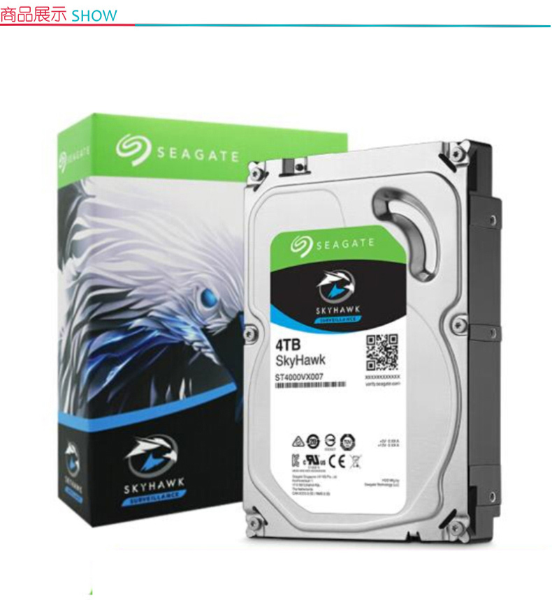 希捷 Seagate 硬盘 酷鹰 ST4000VX007 