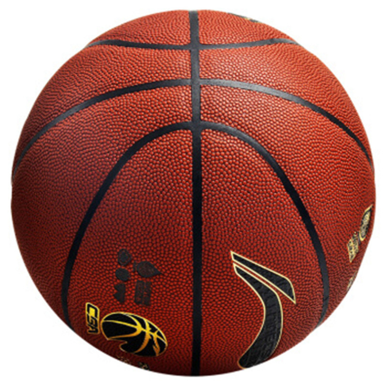 李宁 LI-NING 吸湿PU材质篮球龙焱CBA比赛7号室内外兼用 蓝球 LBQK827-1 