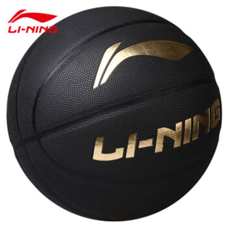 李宁 LI-NING 篮球 PU材质室内外通用男子比赛7号用球 LBQK207-1 
