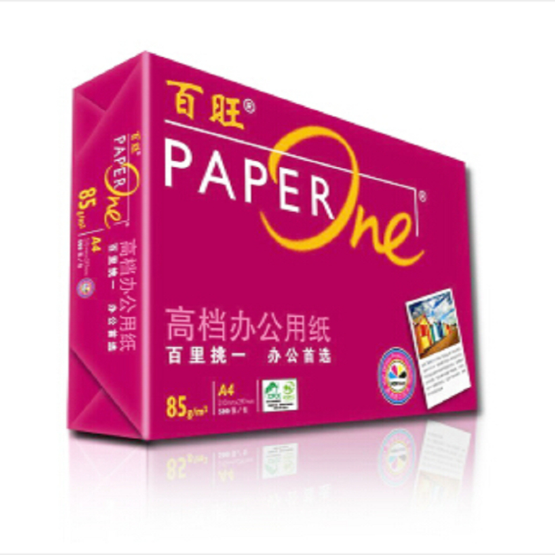 百旺 PAPER One 复印纸 A4 75g  500张/包