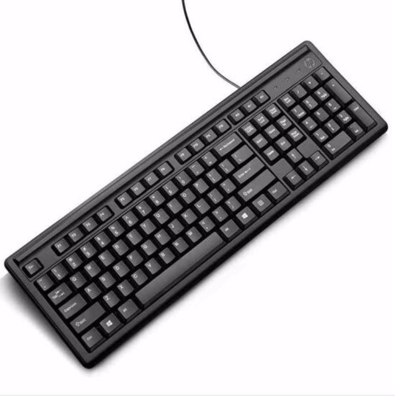 惠普 HP 有线键盘 K100 (黑色)
