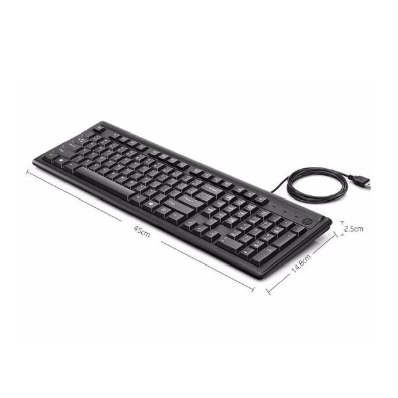 惠普 HP 有线键盘 K100 (黑色)