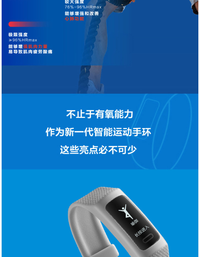 乐心 智能手环 Lifesense 3 产品尺寸：19.5x10.8x230mm(含腕带) 
