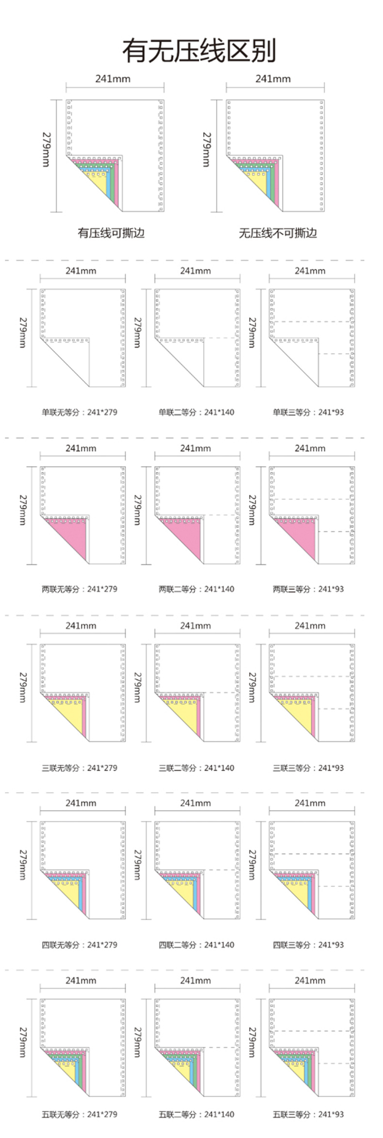 金球 GOLD BALL 打印纸 241-1 70g 1联无等分 (白色) 1000页