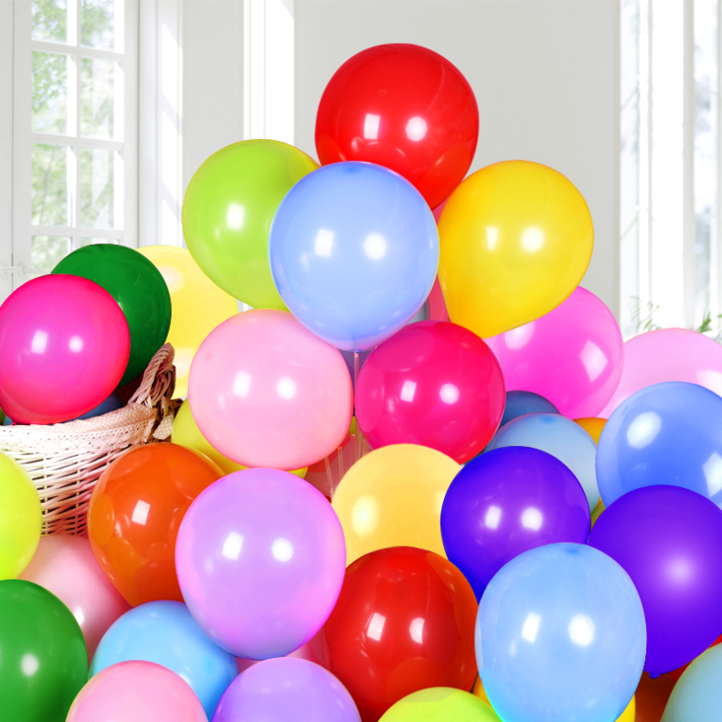 年年新 气球  100个/包 5包/组 颜色随机