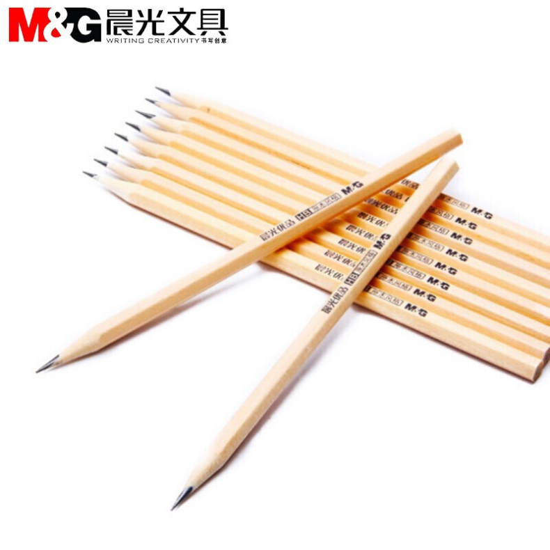 晨光 M＆G 原木铅笔 AWP30401 HB (黑色) 50支/筒
