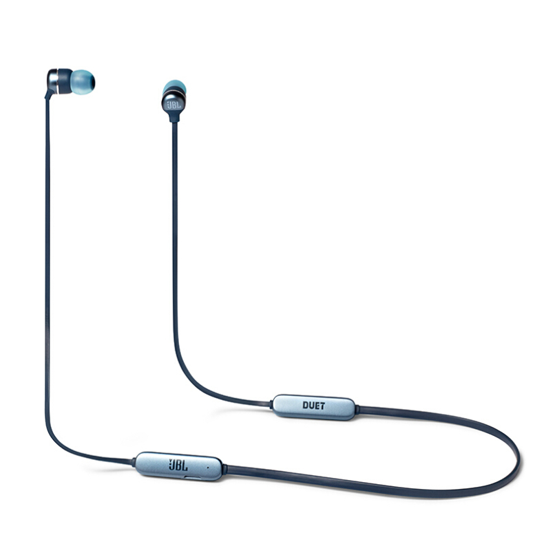 JBL 入耳式无线蓝牙耳机 DUET MINI2 运动游戏 线控耳麦 手机通用 深沉蓝 