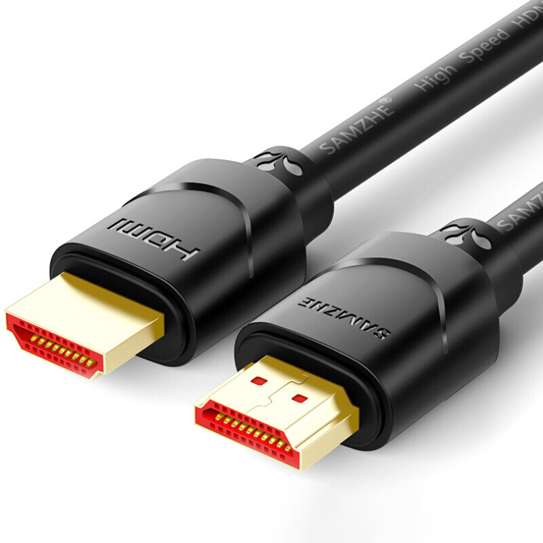 山泽 SAMZHE HDMI线 10SH8 2.0版 4K数字高清线3D视频线数据线 1米 18Gbps 投影仪电脑电视机机顶盒连接线 