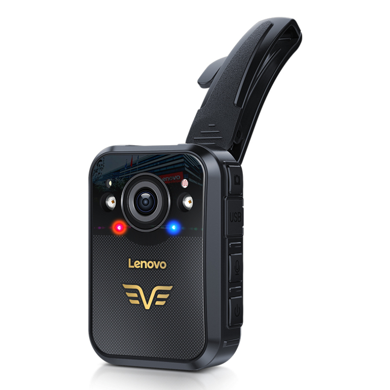 联想 lenovo 执法记录仪1296P高清红外夜视专业微型便携音视频现场执法仪 32G (黑色)