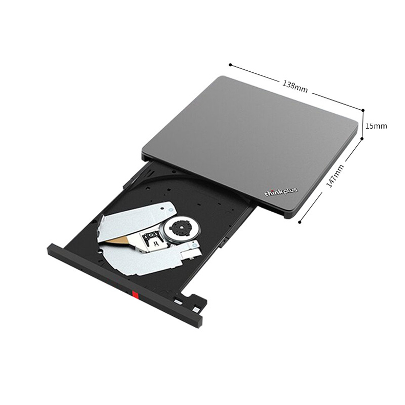 ThinkPad 外置超薄DVD刻录光驱 36003425 Type-C/USB双接口光驱 