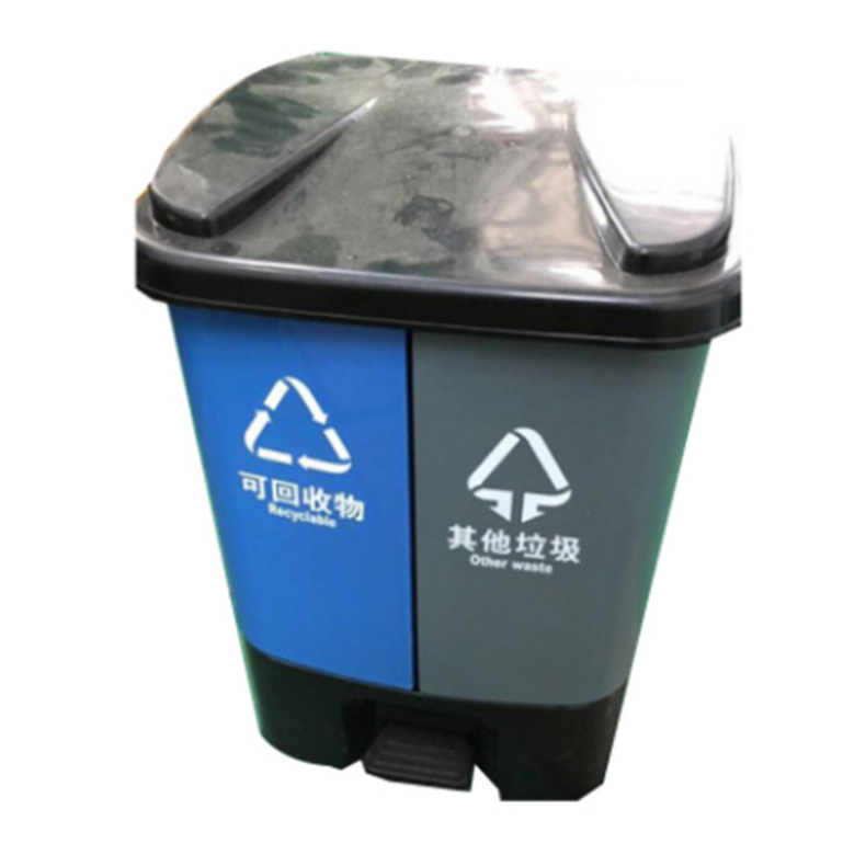 洁月 分类垃圾桶 无 个 (随机) 40L 分类垃圾桶 双桶 L425*W305*H490