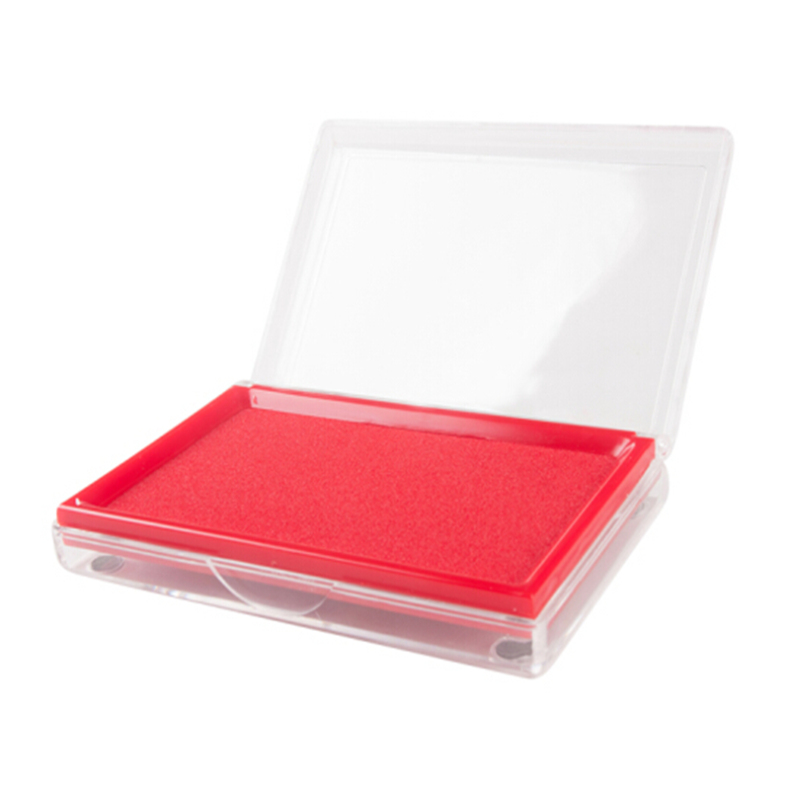 晨光 M＆G 印台 AYZ97513 138*88mm (红色) 文具红色财务专用印台 方形透明快干印泥