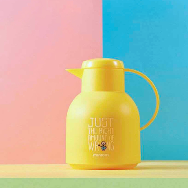 乐喝喝 玻璃内胆家居壶套装  壶1000ml/杯280ml*2 (不含厦门市)