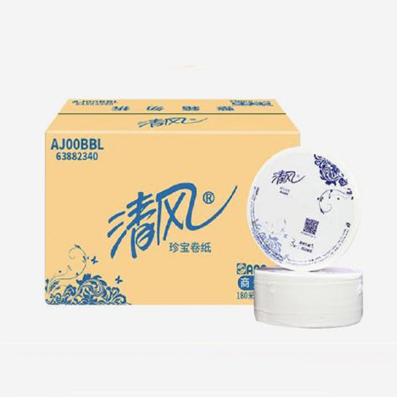 清风 Breeze 大盘纸 AJ00BBL 3层180米 (白色)