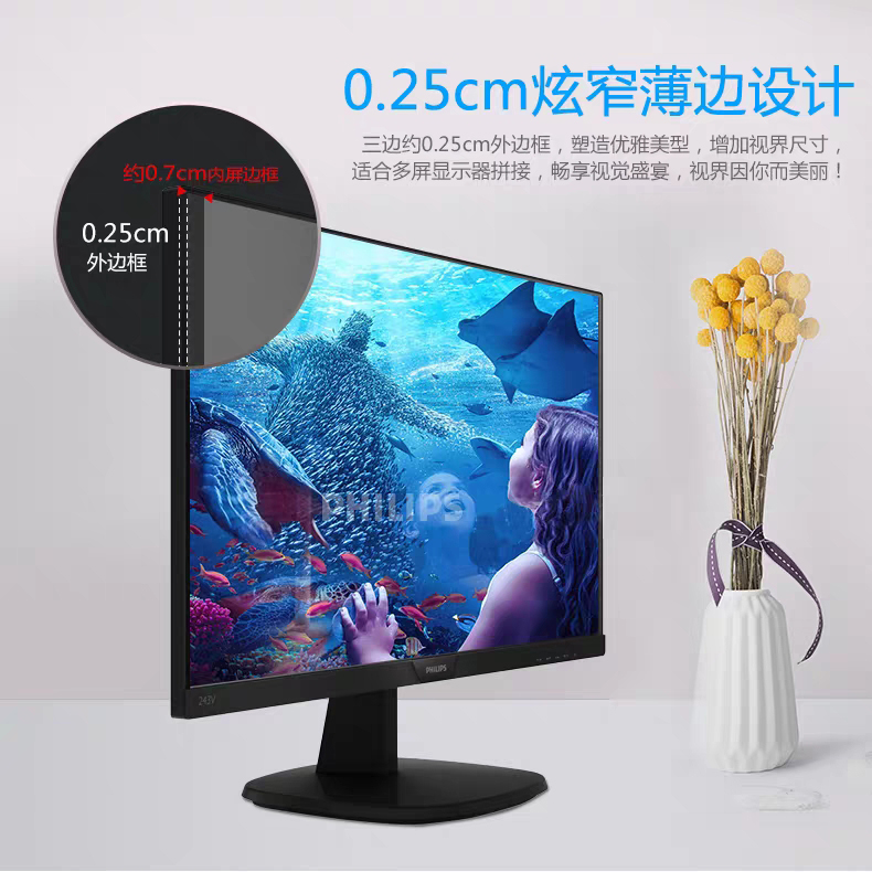 飞利浦 PHILIPS 显示器 243V7 