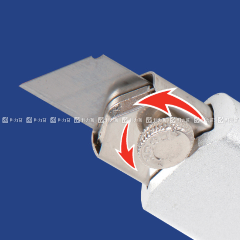 万克宝 铝合金自动更换刀片文具刀 W012010 18MM
