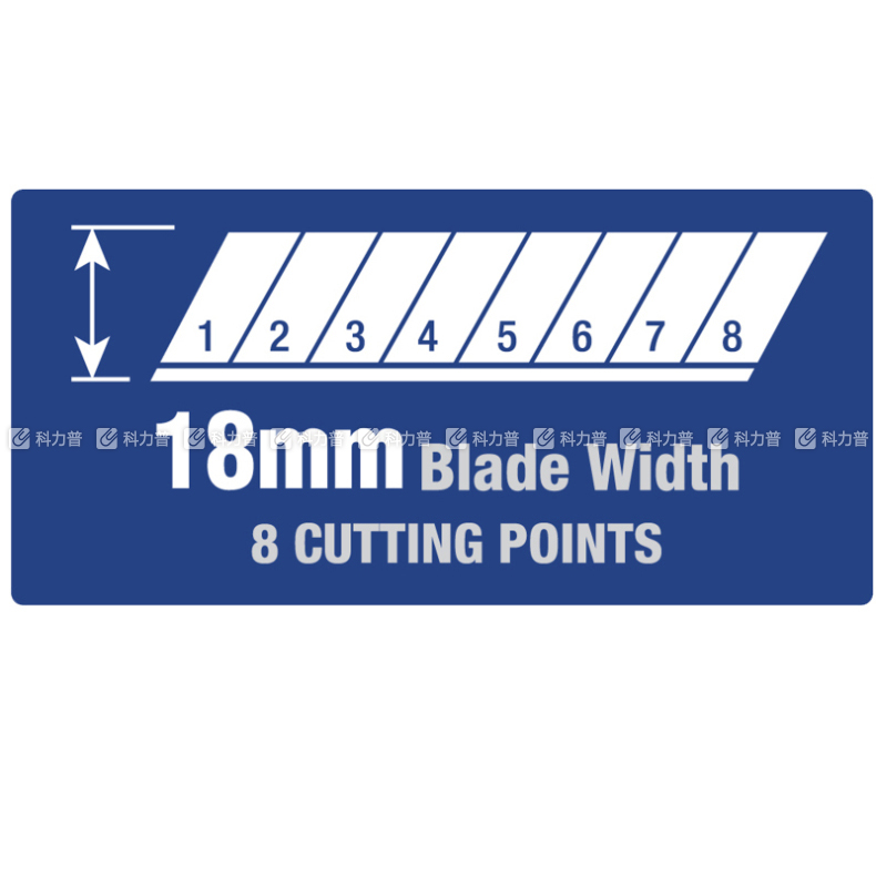 万克宝 铝合金自动更换刀片文具刀 W012010 18MM