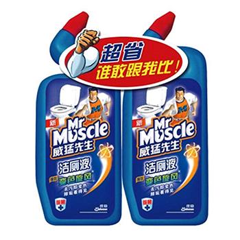 威猛先生 mr muscle 强效洁厕液双包装 500g*2/套 12组/箱