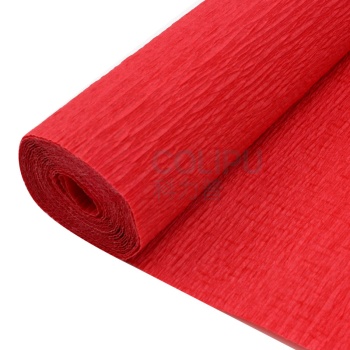 元浩yuanhao 皱纹纸 50*250cm (大红色) 1张/卷 10卷/包