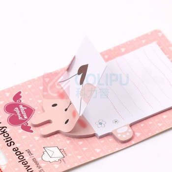 益而高 eagle 爱心留言纸秘密便条便签纸 粉红小兔 tysn7395 150*80mm