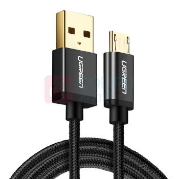 绿联ugreen 转接头 40981 2a micro usb电源 1.5米 (黑色)