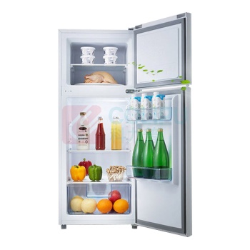 tcl 118升 双门冰箱 bcd-118ka9 (闪白银)