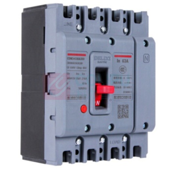 德力西 空开 cdm3-125s 四相 125a 塑壳断路器