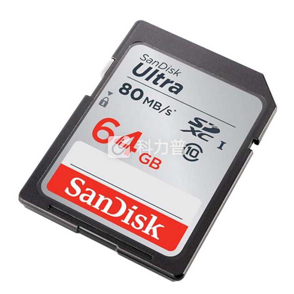 > 闪迪 sandisk sd存储卡 64gb 至尊高速sdxc uhs-i class10-80m/s