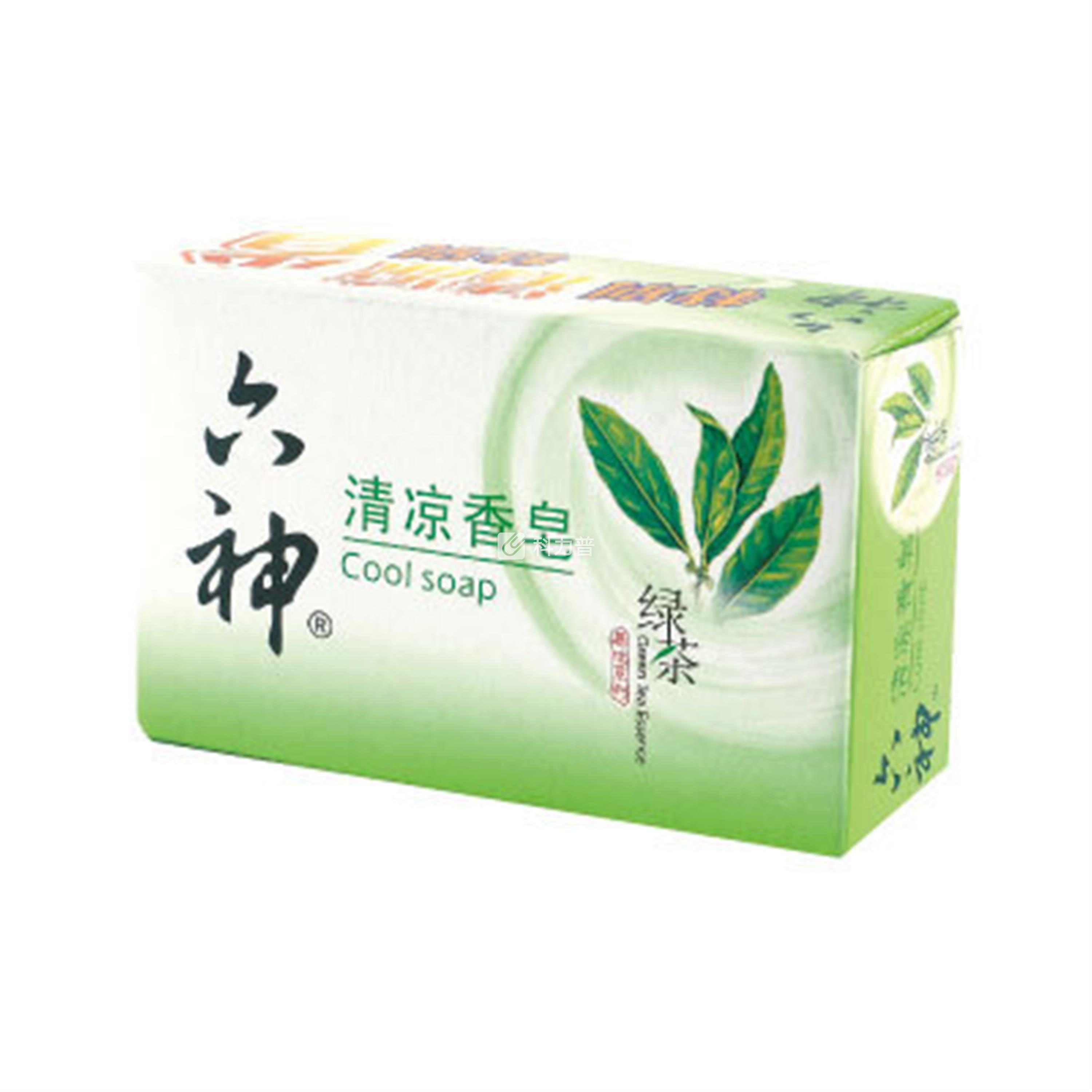 六神liushen 清涼香皂 125g/塊 72塊/箱 (綠茶 甘草 )-晨光科力普辦公