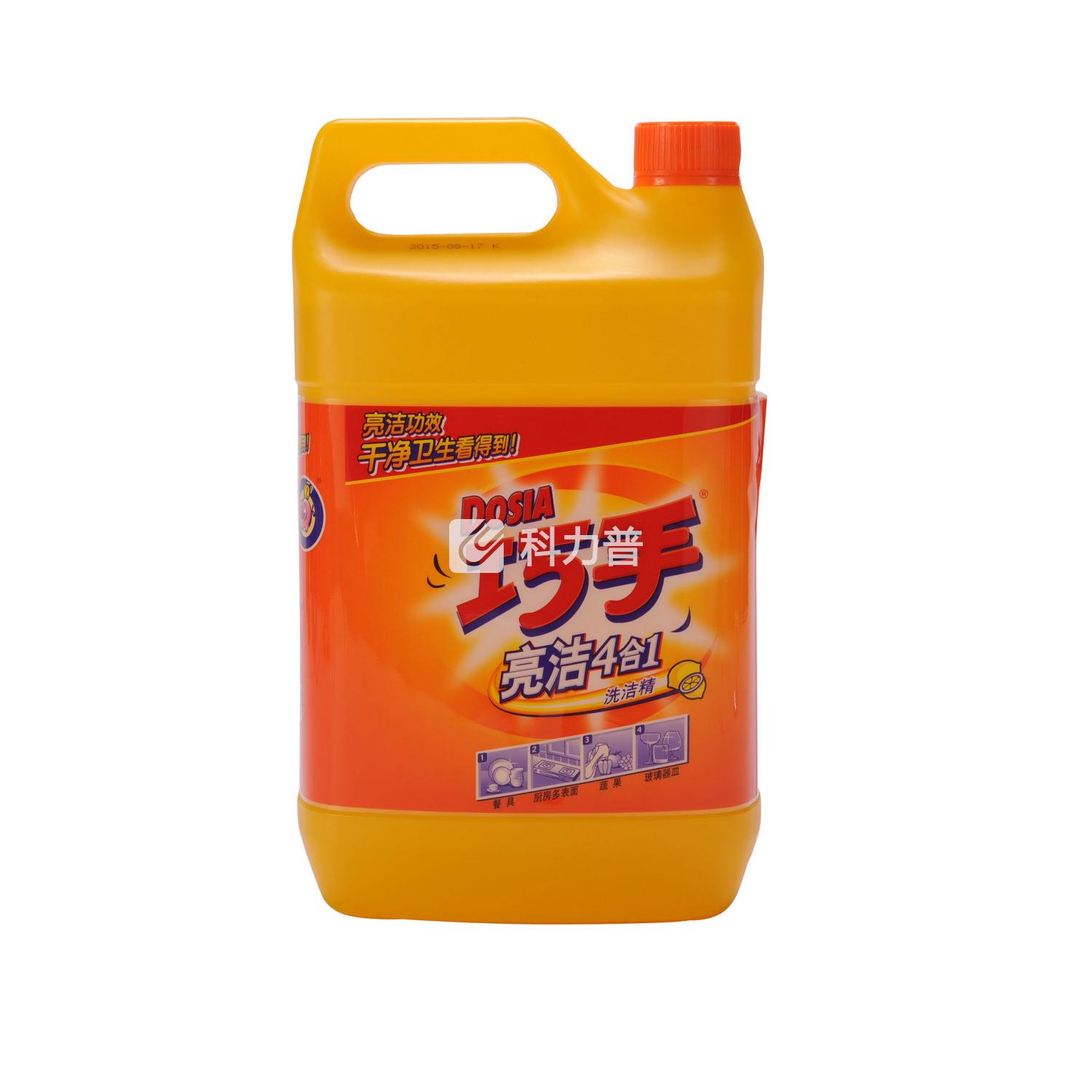 巧手dosia 亮洁4合1洗洁精 6瓶/箱2kg/瓶
