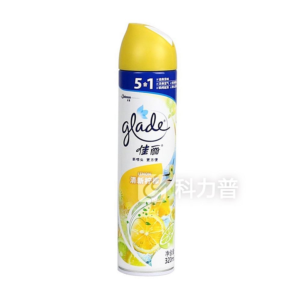 佳丽glade 空气清新剂 320ml/瓶 (清新柠檬)