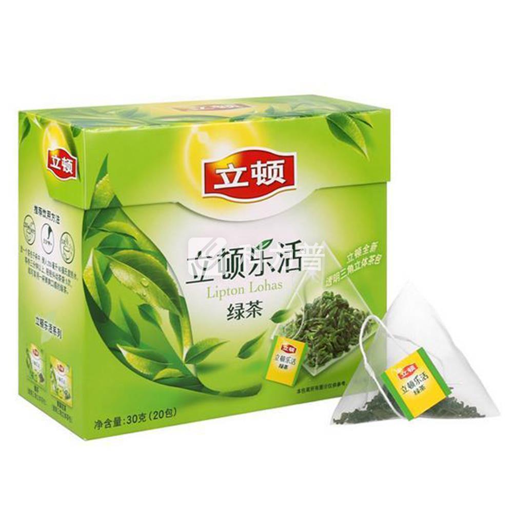 立顿lipton 乐活绿茶 s20 30g/盒
