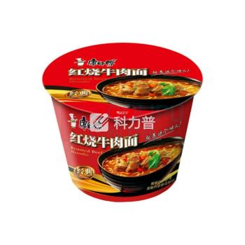 康师傅 master kong 红烧牛肉面 106g/碗 12碗/箱