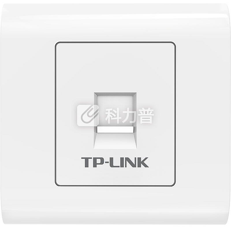 普联 TP-LINK TP-LINK TL-EF601 单口网络信息面板 86型工程级电脑光纤宽带网线插座（集成六类非屏蔽免打信息模块）