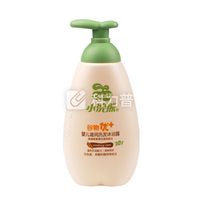 婴儿沐浴乳/皂 小浣熊 婴儿滋润洗发沐浴露 300ml