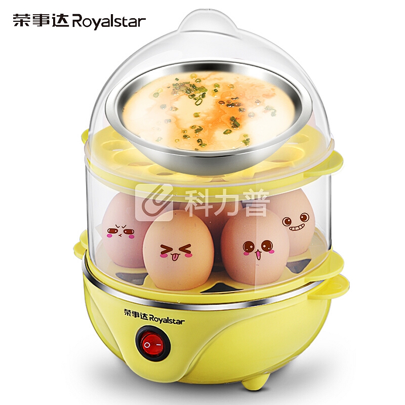 荣事达(Royalstar)煮蛋器双层蒸蛋器304不锈钢发热盘RD-Q356