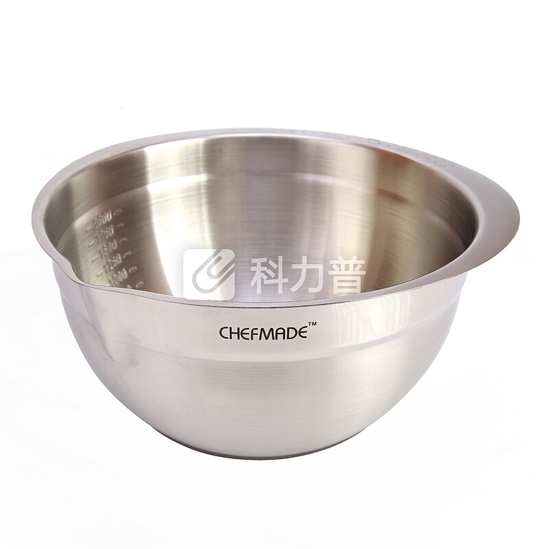 学厨 CHEF MADE 学厨 CHEF MADE 打蛋盆 食品级不锈钢硅胶底防滑色拉盘奶油盘WK9215