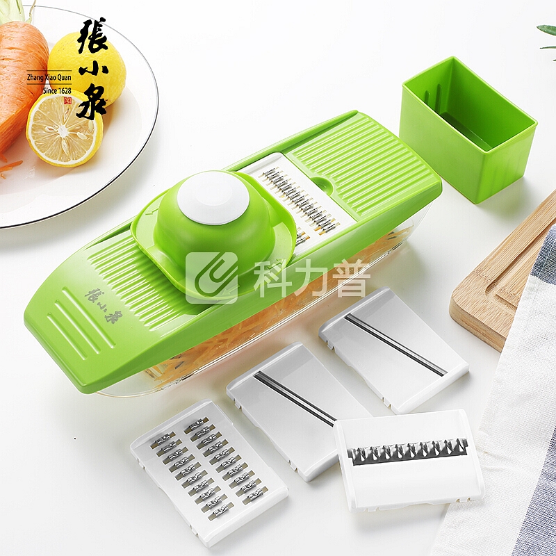 张小泉 张小泉美厨系列手动切菜器 切片切花擦丝器套装C51200100