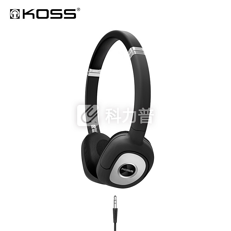高斯（KOSS） SP330 头戴式便携超重低音耳机 摇滚电音专业音乐 黑色