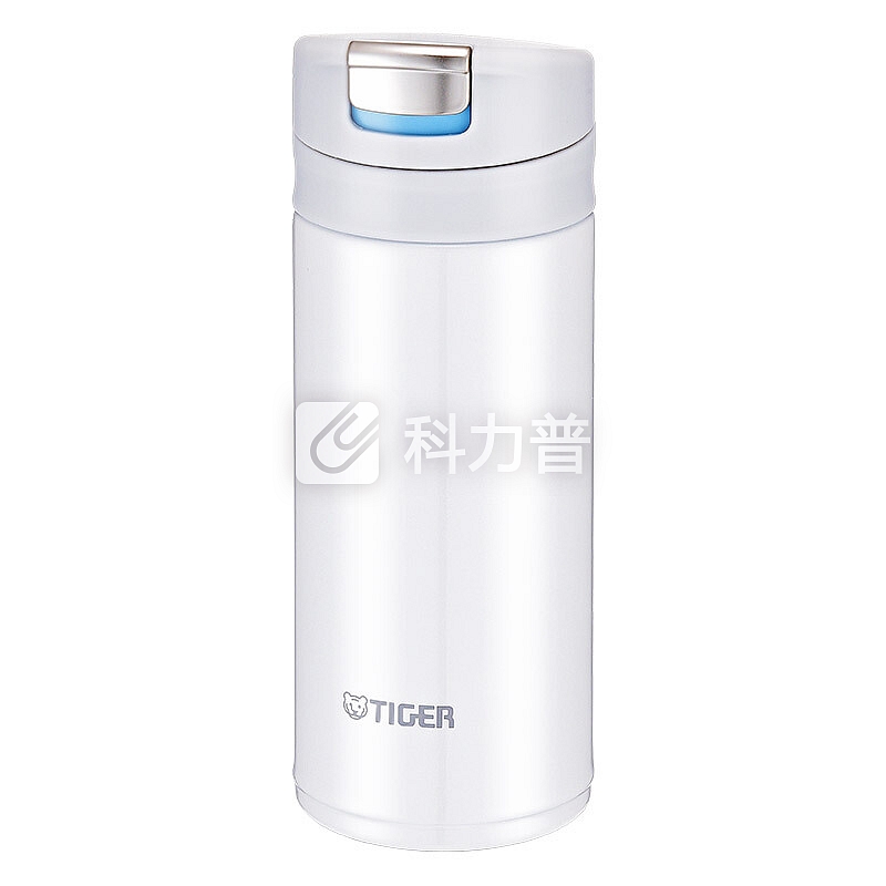 虎牌(Tiger)保温杯一键开启男女轻量型时尚水杯MMX-A20C-WW白色200ml